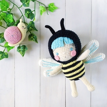 Mori the Bee Fairy amigurumi pattern by Amigurumei