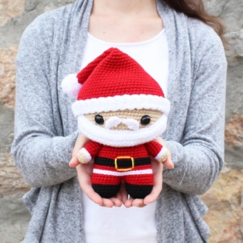 Cuddle-Sized Santa Claus amigurumi pattern by Storyland Amis