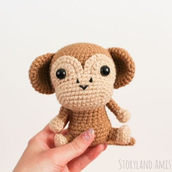 Michael the Monkey amigurumi pattern by Storyland Amis