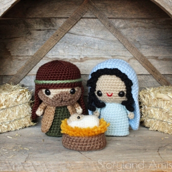 Nativity Manger Scene Set amigurumi pattern by Storyland Amis