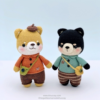 Aki the Shiba amigurumi pattern by Khuc Cay