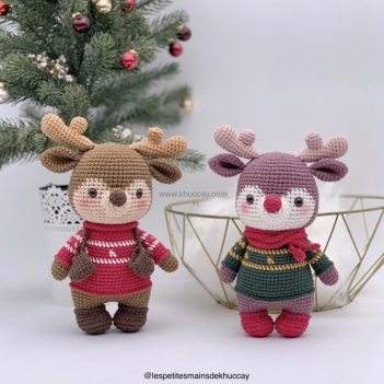 Bertie the Deer amigurumi pattern by Khuc Cay