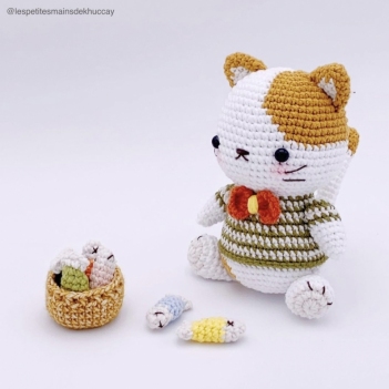 Billy the cat amigurumi pattern by Khuc Cay