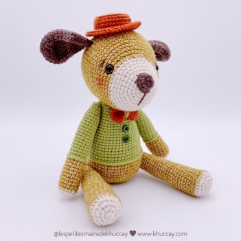 Bobbi puppy amigurumi pattern by Khuc Cay