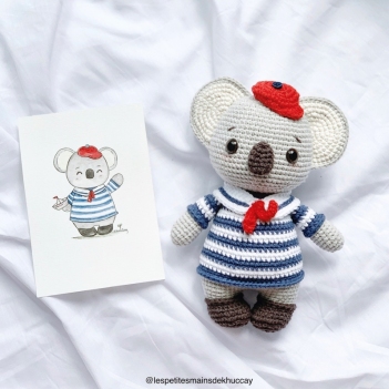 Cocola the koala amigurumi pattern by Khuc Cay