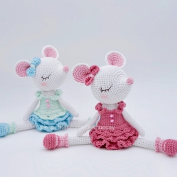 Little Mouse Xuxu amigurumi pattern by Khuc Cay