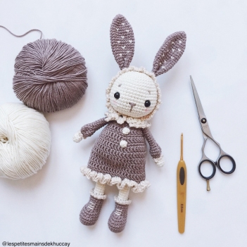 Mimi the little bunny amigurumi pattern by Khuc Cay