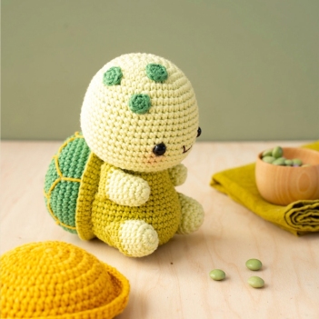 Theo the turtle amigurumi pattern by Khuc Cay