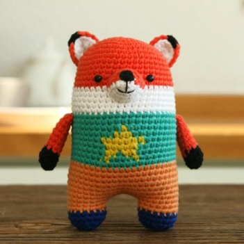 Minimals-Fox amigurumi pattern by Bigbebez