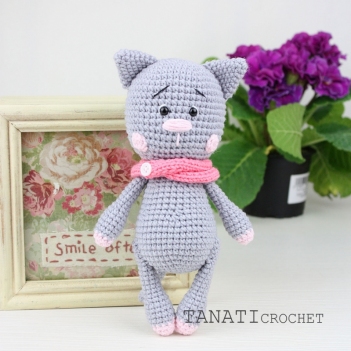 Cat amigurumi pattern by TANATIcrochet