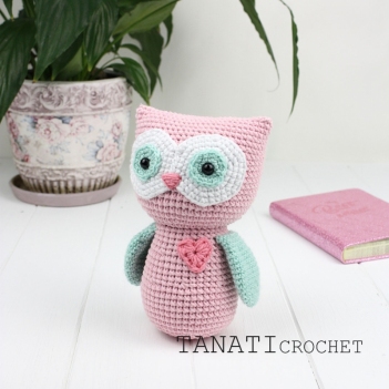 Cute owl amigurumi pattern