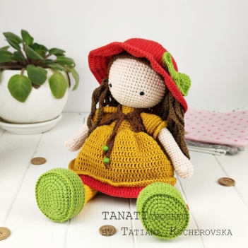 Doll Annette amigurumi pattern by TANATIcrochet