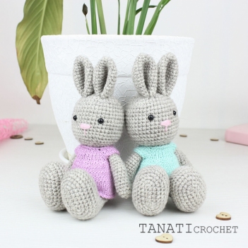 Mini Bunny amigurumi pattern by TANATIcrochet