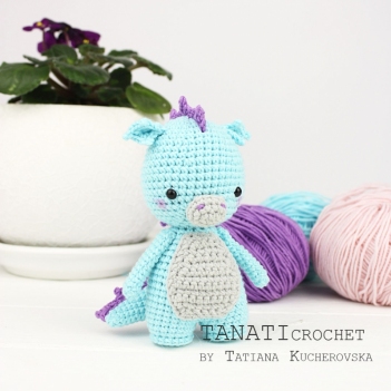 Mini Dragon amigurumi pattern by TANATIcrochet