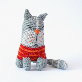 Alfred the Cat amigurumi pattern by Elisas Crochet