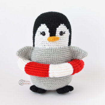 Benji the Penguin amigurumi pattern by Elisas Crochet