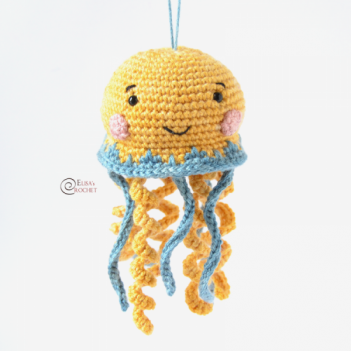 Bonnie the Jellyfish amigurumi pattern by Elisas Crochet