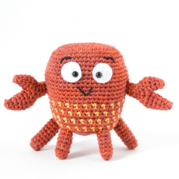 Gregory the Crab amigurumi pattern by Elisas Crochet