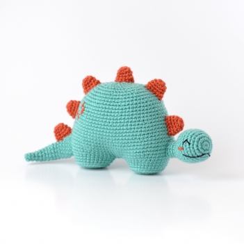 Kevin the Dino amigurumi pattern by Elisas Crochet