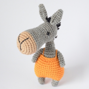 Pedro the Donkey amigurumi pattern by Elisas Crochet