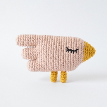 Pinky Bird amigurumi pattern by Elisas Crochet