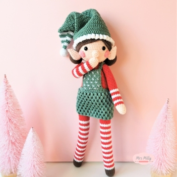 Christmas Elf amigurumi pattern by Mrs Milly