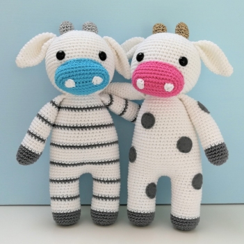 Dotty and Stripey amigurumi pattern by Mrs Milly