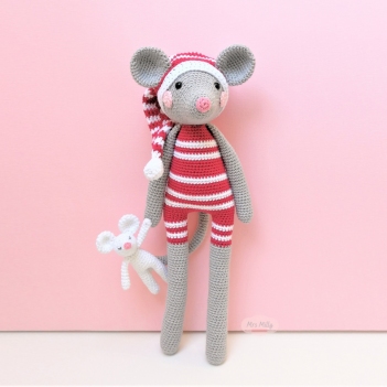 Mouse Mara amigurumi pattern by Mrs Milly
