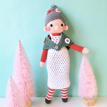 Mrs. Claus amigurumi pattern by Mrs Milly