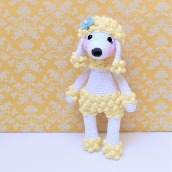 Pippa Poodle amigurumi pattern by Mrs Milly