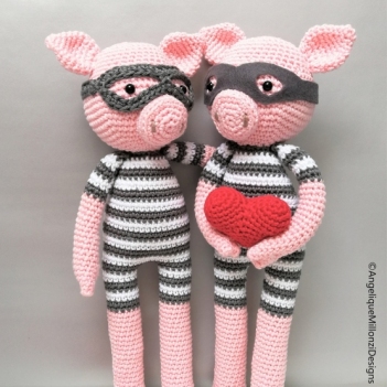 Thief of hearts amigurumi pattern by Mrs Milly