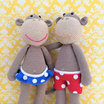 Ziggy and Zoë amigurumi pattern by Mrs Milly