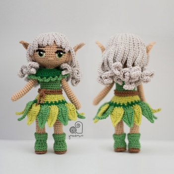 Audrey the Forest Elf amigurumi pattern by YarnWave