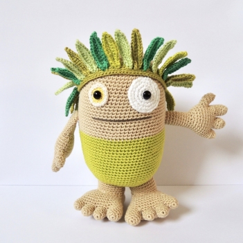 Monster Franky amigurumi pattern by Poppacrafts