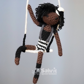 Tanisha the Trapeze Artist amigurumi pattern by Sahrit