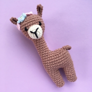 Llama Luzie amigurumi pattern by Ms. Eni