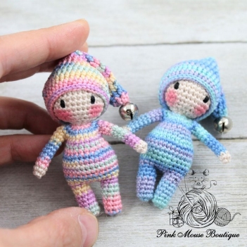 Little Waldorf Elf amigurumi pattern by Pink Mouse Boutique