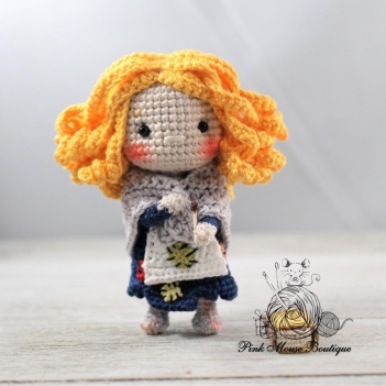 The Little Match Girl amigurumi pattern by Pink Mouse Boutique