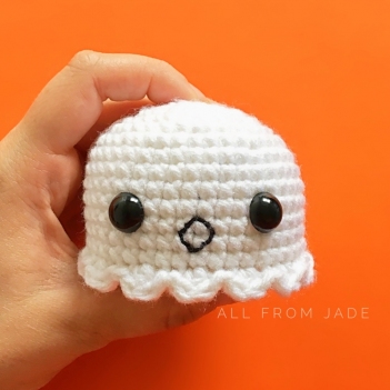 Boo the Ghost amigurumi pattern by All From Jade