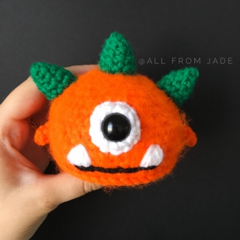 Gluttony the Mini Monster amigurumi pattern by All From Jade