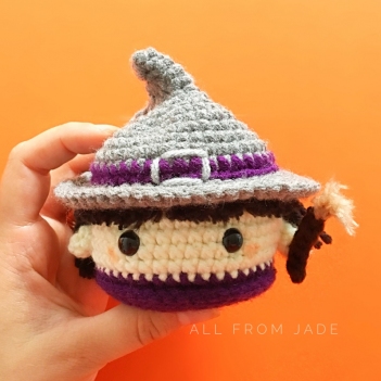 Velma the Witch amigurumi pattern by All From Jade