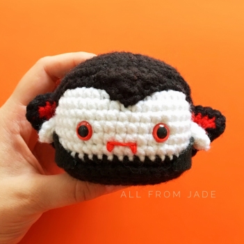 Vlad the Vampire amigurumi pattern by All From Jade