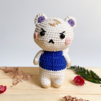 Marshal Animal Crossing Inspired amigurumi pattern by Eweknitss