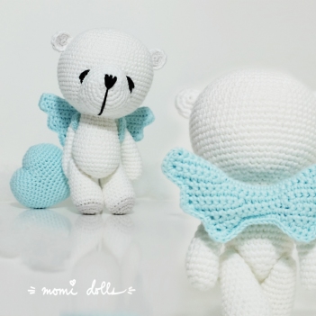 Snowy the Little Bear amigurumi pattern by Momi Dolls