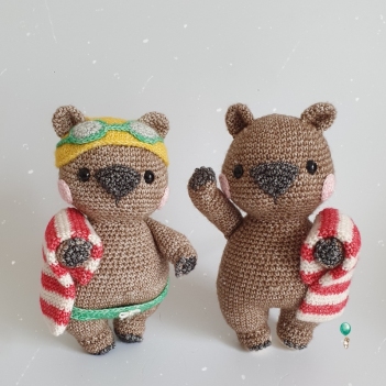 Walter the Wombat  amigurumi pattern by Belle and Grace Handmade Crochet