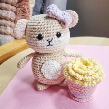 Aiko the Hamster amigurumi pattern by Cara Engwerda