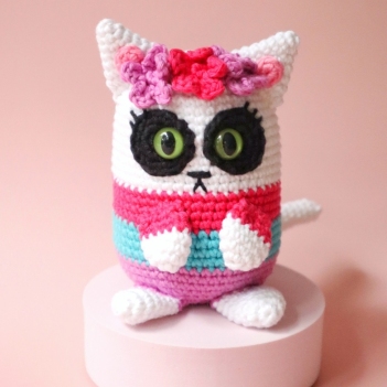 Diana the Cat (day of the dead) amigurumi pattern