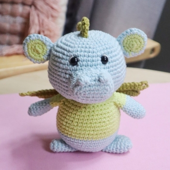 Dougie the Dragon amigurumi pattern