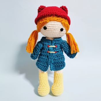 Gemma the Little Doll amigurumi pattern by Cara Engwerda