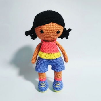 Maggie the Little Doll amigurumi pattern by Cara Engwerda